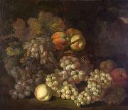 Jakob Bogdani Still Life with Pomegranates and Figs France oil painting artist